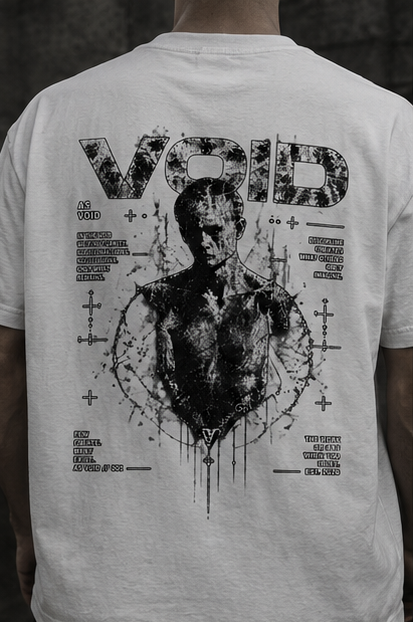 VOID//001 - NO ILLUSIONS TEE — White
