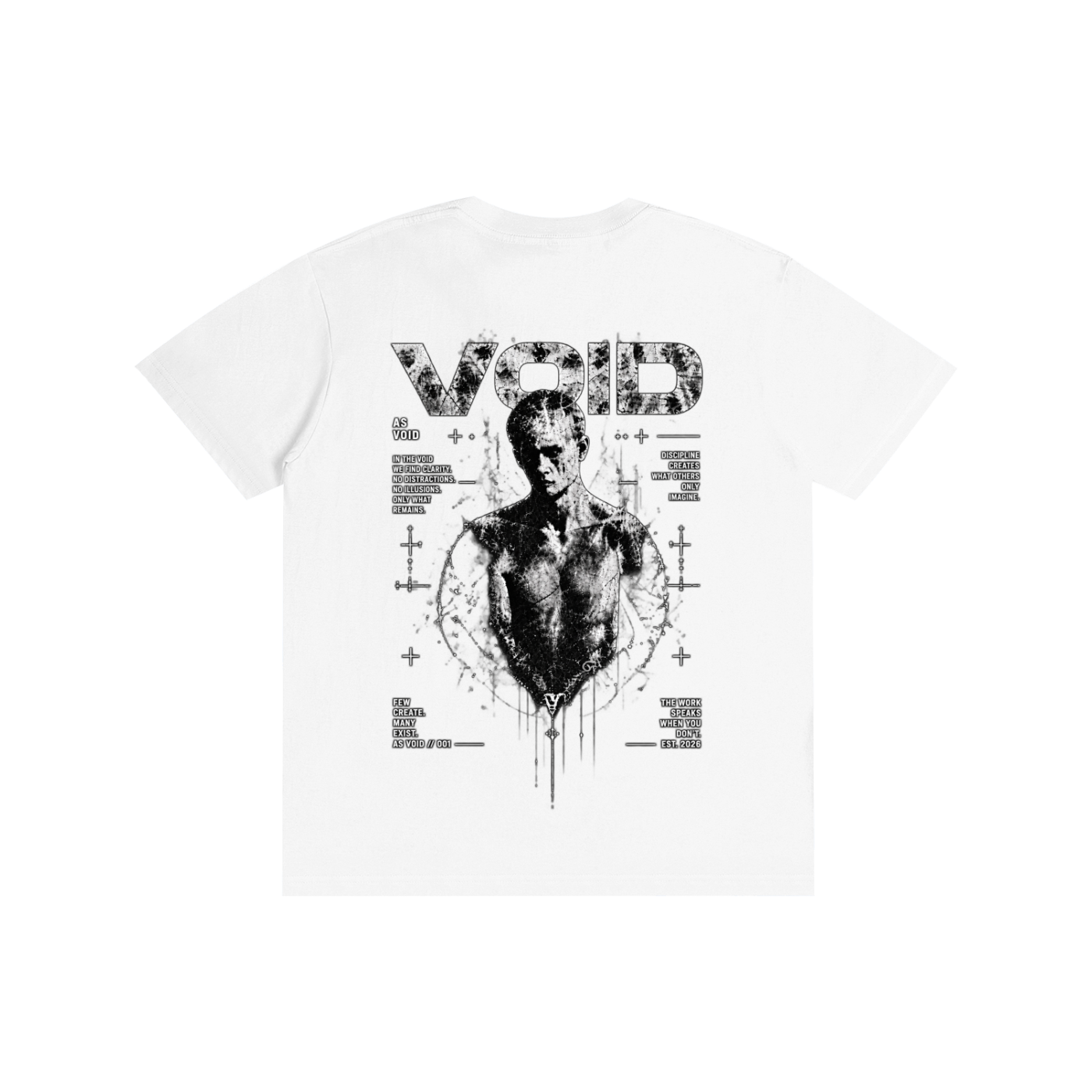 VOID//001 - NO ILLUSIONS TEE — White