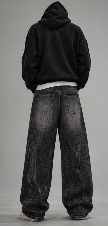 VOID // 001 — WASHED WIDE-LEG DENIM