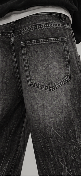 VOID // 001 — WASHED WIDE-LEG DENIM