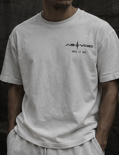 VOID//001 - NO ILLUSIONS TEE — White